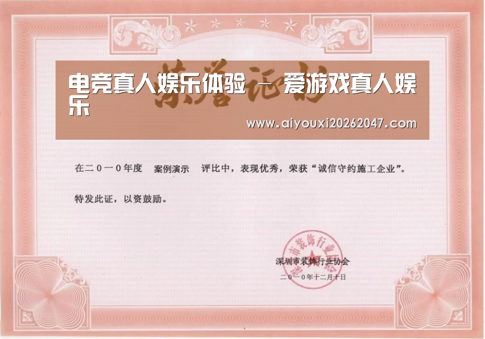 荣誉证书二(图1)